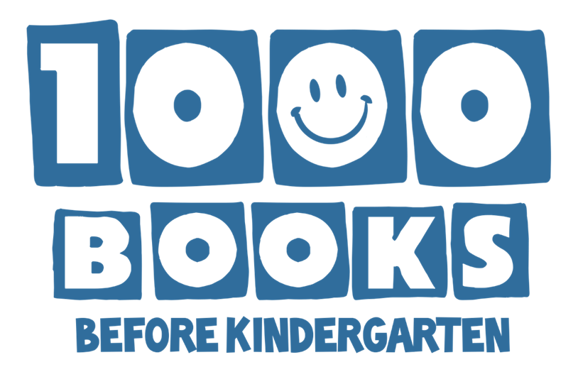 Blue 1000 Books Before Kindergarten logo